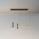 DecorBites™ Minimalist Metal Dinner Suspension Lamp with LED Island Pendant and Spotlight