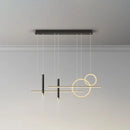 DecorBites™ Minimalist Metal Dinner Suspension Lamp with LED Island Pendant and Spotlight