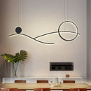 DecorBites™ Minimalist Metal LED Hanging Light for Dining Room and Kitchen Island