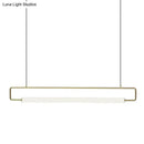 DecorBites™ Minimalist Metal LED Pendant Light for Dining Room Island Ceiling