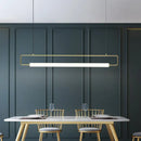 DecorBites™ Minimalist Metal LED Pendant Light for Dining Room Island Ceiling