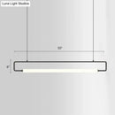 DecorBites™ Minimalist Metal LED Pendant Light for Dining Room Island Ceiling