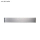 Minimalist black & silver led wall lamp – living room warm white light