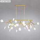 Minimalistic black acrylic twig ceiling pendant – dining room light