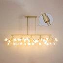 Minimalistic black acrylic twig ceiling pendant – dining room light