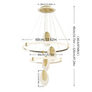DecorBites™ Modern 3-Layer LED Chandelier Pendant Light