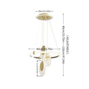 DecorBites™ Modern 3-Layer LED Chandelier Pendant Light