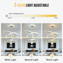 DecorBites™ Modern 3-Layer LED Chandelier Pendant Light