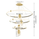 DecorBites™ Modern 3-Layer LED Chandelier Pendant Light