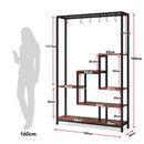 DecorBites™ Modern 5-Tier Tall Metal Plant Stand