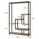 DecorBites™ Modern 5-Tier Tall Metal Plant Stand