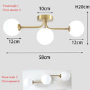 DecorBites™ Modern Acrylic Ball Ceiling Light for Home