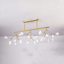 DecorBites™ Modern Acrylic Firefly Island Pendant Ceiling Lights for Dining Room – 27 Lights