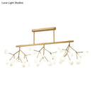 DecorBites™ Modern Acrylic Firefly Island Pendant Ceiling Lights for Dining Room – 27 Lights