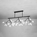DecorBites™ Modern Acrylic Firefly Island Pendant Ceiling Lights for Dining Room – 27 Lights