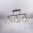 DecorBites™ Modern Acrylic Firefly Island Pendant Ceiling Lights for Dining Room – 27 Lights