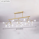 DecorBites™ Modern Acrylic Firefly Island Pendant Ceiling Lights for Dining Room – 27 Lights