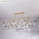 DecorBites™ Modern Acrylic Firefly Island Pendant Ceiling Lights for Dining Room – 27 Lights