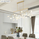 DecorBites™ Modern Acrylic LED Pendant Light Fixture with 27 Heads for Living Room