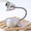 DecorBites™ Modern Aluminum Reading Wall Lamp with Adjustable Arm - LED Chrome Wall Light Sconce