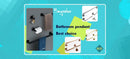 DecorBites™ Modern Black and White Wall-Mounted Organizer Shelf
