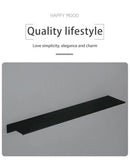 DecorBites™ Modern Black and White Wall-Mounted Organizer Shelf