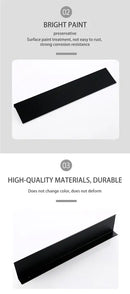 DecorBites™ Modern Black and White Wall-Mounted Organizer Shelf