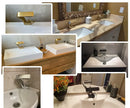 DecorBites™ Modern Black Bathroom Sink Faucet