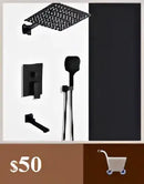 DecorBites™ Modern Black Bathroom Sink Faucet