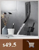 DecorBites™ Modern Black Bathroom Sink Faucet