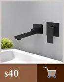 DecorBites™ Modern Black Bathroom Sink Faucet