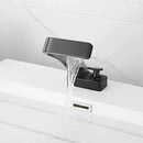 Black Waterfall Sink Faucet