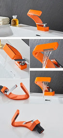 DecorBites™ Modern Black Bathroom Sink Faucet