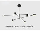 DecorBites™ Modern Black Chandelier: Nordic Style Home Lighting