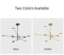 DecorBites™ Modern Black Chandelier: Nordic Style Home Lighting