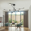 DecorBites™ Modern Black Chandelier: Nordic Style Home Lighting