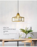 DecorBites™ Modern Black Crystal LED Pendant Chandelier