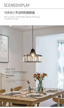 DecorBites™ Modern Black Crystal LED Pendant Chandelier