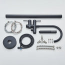 DecorBites™ Modern Black Floor Mounted Tub Faucet
