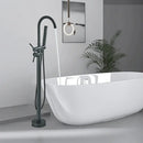 DecorBites™ Modern Black Floor Mounted Tub Faucet
