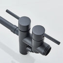 DecorBites™ Modern Black Floor Mounted Tub Faucet