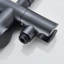 DecorBites™ Modern Black Floor Mounted Tub Faucet