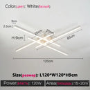 DecorBites™ Modern Black LED Chandelier Lights for Bedroom and Living Room