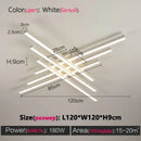 DecorBites™ Modern Black LED Chandelier Lights for Bedroom and Living Room