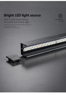 DecorBites™ Modern Black LED Chandelier Lights for Bedroom and Living Room