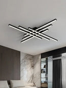 DecorBites™ Modern Black LED Chandelier Lights for Bedroom and Living Room