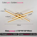 DecorBites™ Modern Black LED Chandelier Lights for Bedroom and Living Room