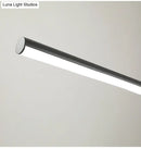 DecorBites™ Modern Black Metal Stick and Ring LED Pendant Lamp for Dining Room Island