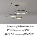 DecorBites™ Modern Black Pendant Light for Living Room - Dimmable