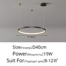 DecorBites™ Modern Black Pendant Light for Living Room - Dimmable